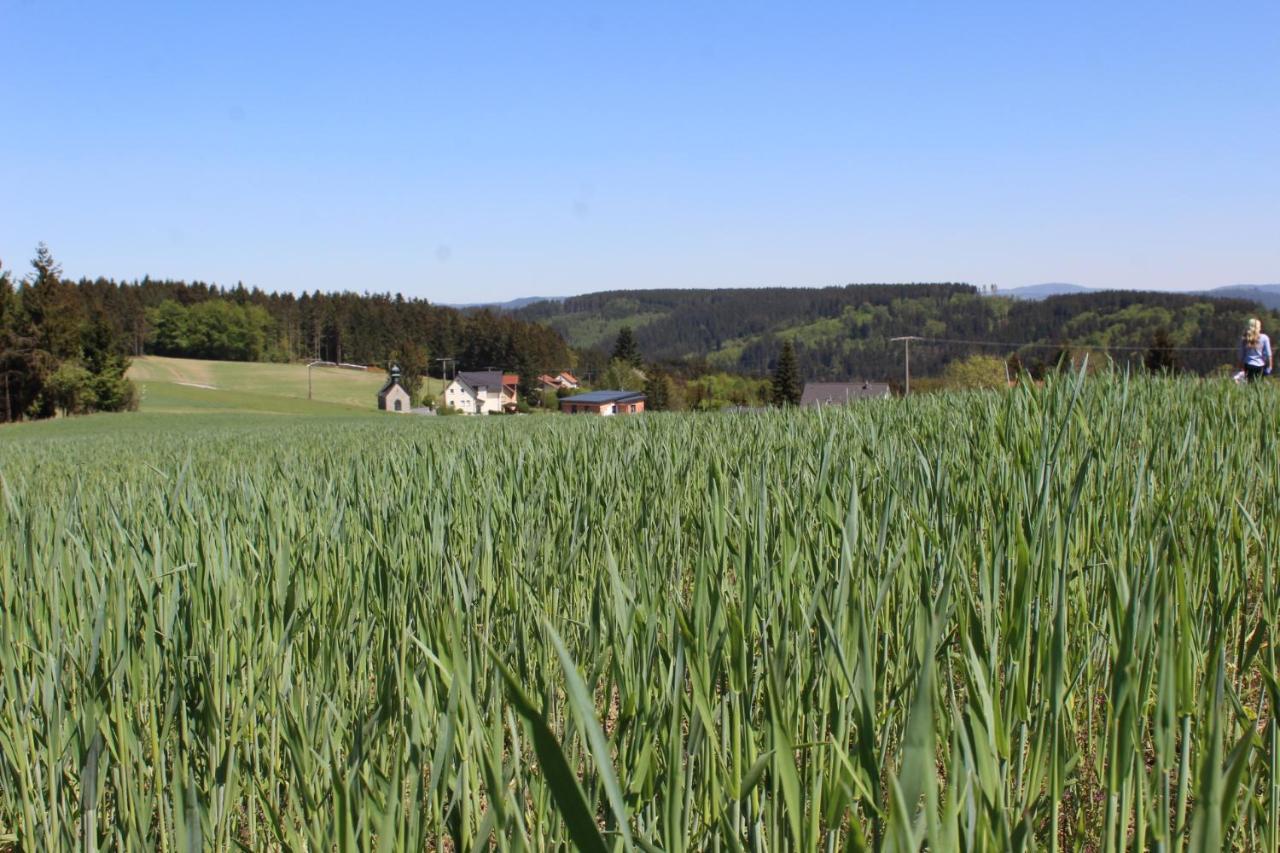 Moderne Ferienwohnung Mit Eigenem Garten Und Traumhaften Blick Wilhelmsthal 外观 照片